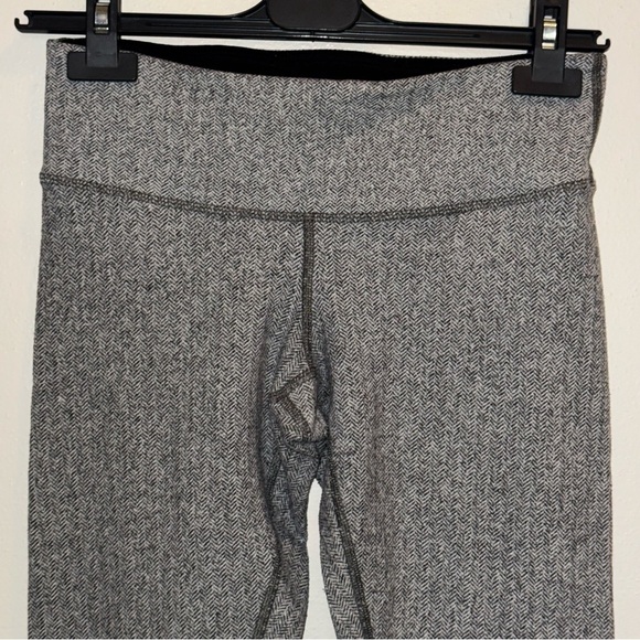 Lululemon Wunder Under Low-Rise Tight 28” Heathered Gray Herringbone - Picture 4 of 14